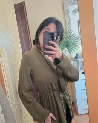cardigan verde militare
