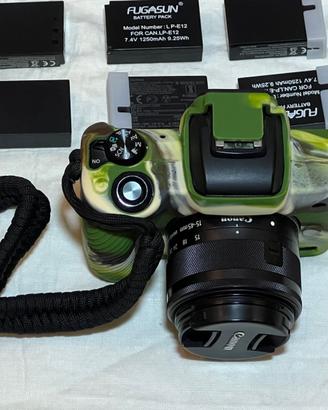 Canon M50 + obiettivo kit 15-45mm