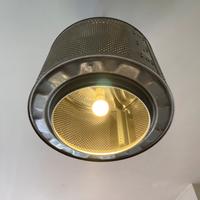 Lampadario artigianale post-industriale