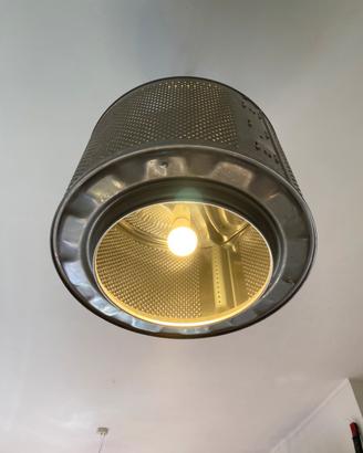 Lampadario artigianale post-industriale