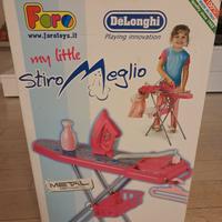 asse da stiro giocatollo, pieghevole con accessori