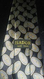 Cravatta Isador in seta pura lavorata a mano