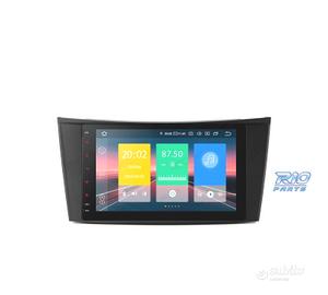 RADIO GPS ANDROID 10 PER MERCEDES CLS E W211 02-08