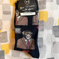 Calzini con disegno scimmia