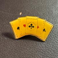 Spilla con 5 assi marchiata Grimaud rara coll