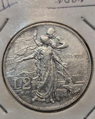 2 LIRE  CINQUANTENARIO