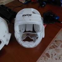 casco taekwendoo con visiera