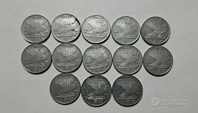 13 monete 50 Cent Impero Vittorio E III