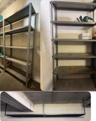 Scaffali metallici per cantina, garage o box