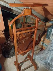 1 servo muto vintage, appendiabiti in legno