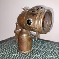 Antico Fanale a carburo acetilene marca Luxor