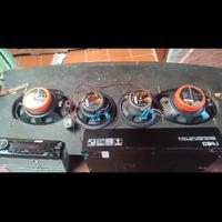 impianto stereo con basso per auto