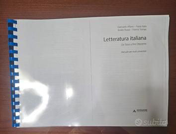 Manuale letteratura 500-800