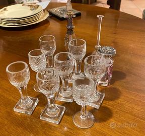 Set bicchierini da amaro + ampolle mini