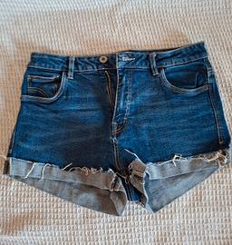jeans corti blu