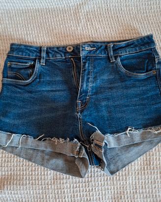 jeans corti blu