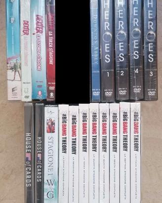Collezione/set 20 cofanetti dvd di serie tv, NUOVI