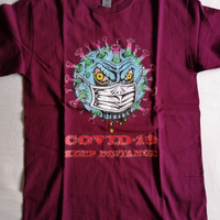 T-Shirt Covid Design Keep Distance, Ultra Cotton