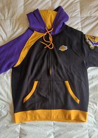 Felpa con cappuccio e zip Los Angeles Lakers