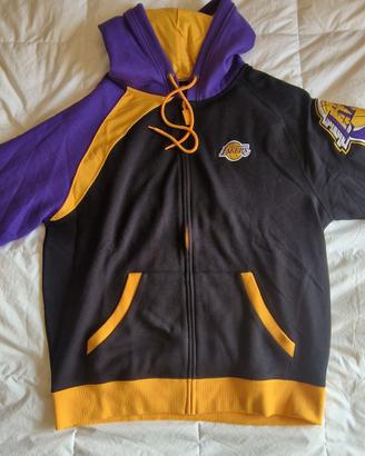 Felpa con cappuccio e zip Los Angeles Lakers