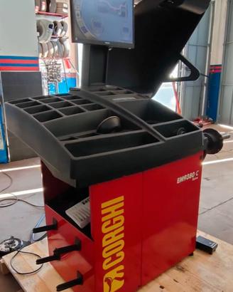 Equilibratrice CORGHI Compressore ABAC Ponte OMER 