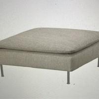 Poggiapiedi IKEA SODERMAN grigio in tessuto