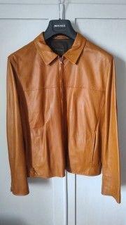 Giubbino pelle Bruno Magli color marrone chiaro 54