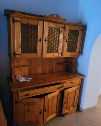 vetrina stile baita/rustico