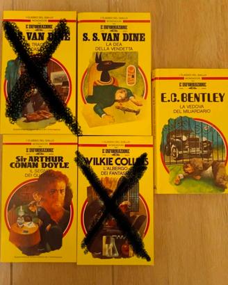 stock 3 libri i classici del giallo Mondadori