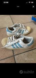 Adidas bianco e azzurro N 35