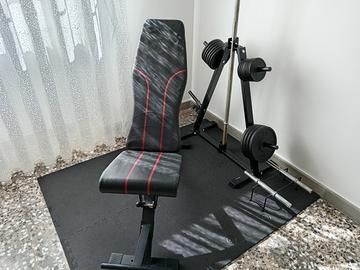 Attrezzi Palestra panca dischi manubri