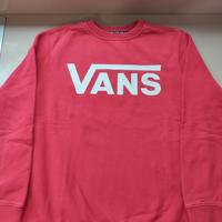 Felpa Vans rossa misura Medium