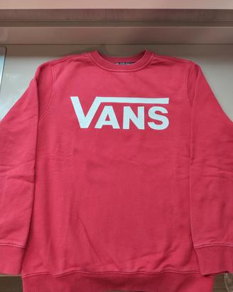 Felpa Vans rossa misura Medium