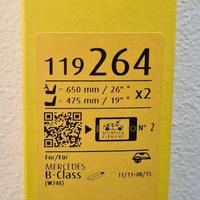 Spazzole tergicristalli SWF valeo 119264 Visioflex