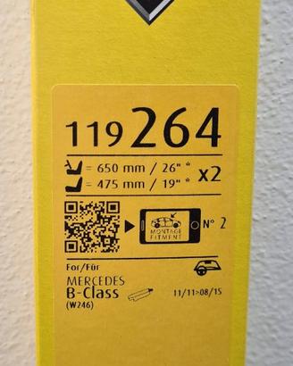 Spazzole tergicristalli SWF valeo 119264 Visioflex