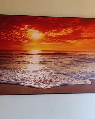 Quadro convas tramonto sul mare