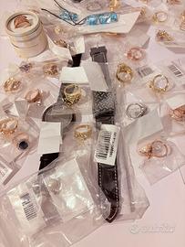 Stock 42 pezzi gioielli e cinturini - nuovi