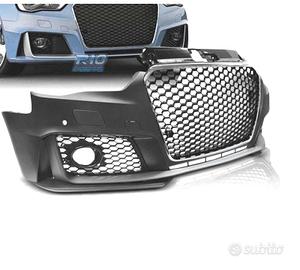 PARAURTI ANTERIORE AUDI A3 8V 12 16 LOOK RS3 CROMO
