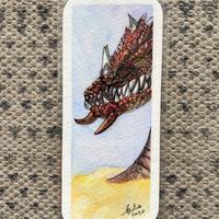 Segnalibro originale - Drago Crudele