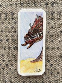 Segnalibro originale - Drago Crudele