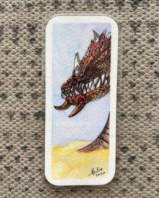 Segnalibro originale - Drago Crudele