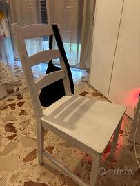 4 sedie legno Ikea