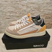 Sneakers IGI&CO in Vera Pelle – Made italy n.44