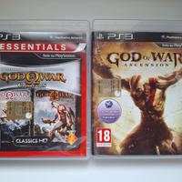 God of War Collection e God of War Ascension