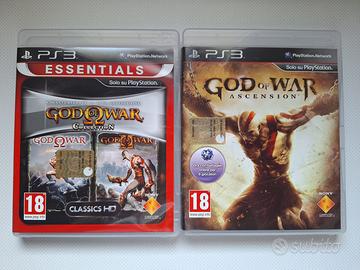 God of War Collection e God of War Ascension