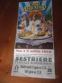 Circo Acquatico Splash Tour – Locandina