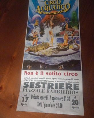 Circo Acquatico Splash Tour – Locandina