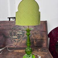 Lampada colorata vetro soffiato