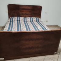 Letto matrimoniale in legno – stile Art Dèco 1948