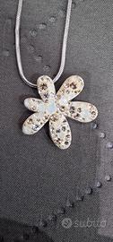 Collana SWAROVSKI Pendente Fiore con Cristalli 